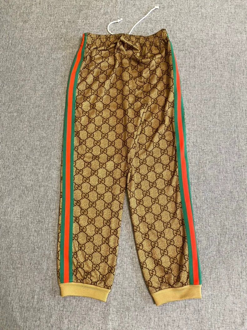Gucci GUCCI GG Pattern Long Knit Jogger Pants-yf Size US 26 / EU 42 - 2 Thumbnail