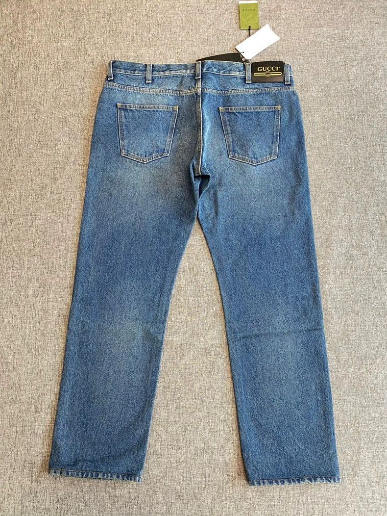 Gucci GUCCI Stone Wash Denim Pants Size 36-yf Size US 36 / EU 52 - 2 Thumbnail