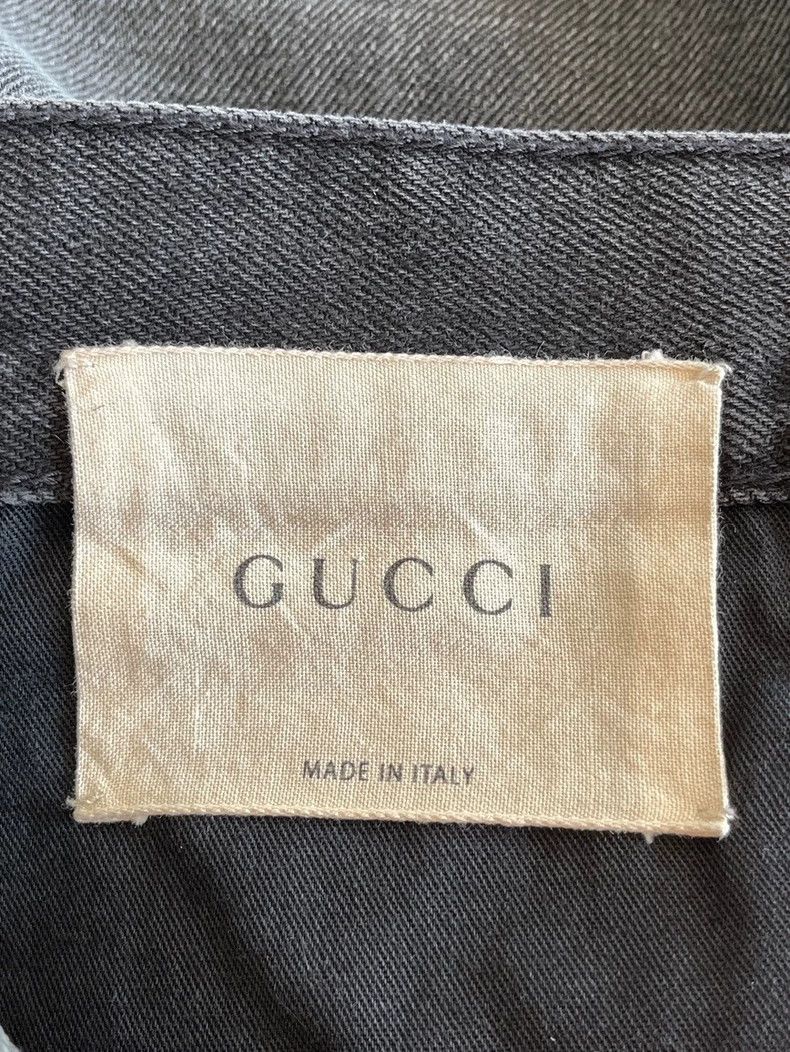 Gucci Gucci Men's Dark Gray Denim Pants-yf Size US 32 / EU 48 - 7 Thumbnail
