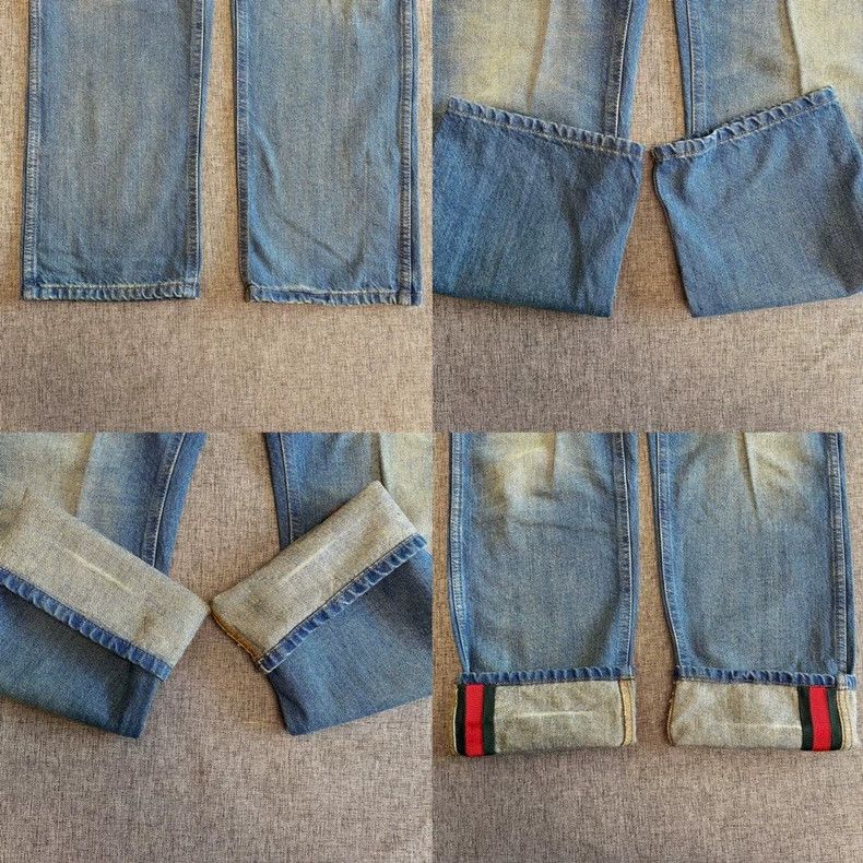Gucci Gucci Men's Striped Denim Pants Size 36-yf Size US 36 / EU 52 - 3 Thumbnail