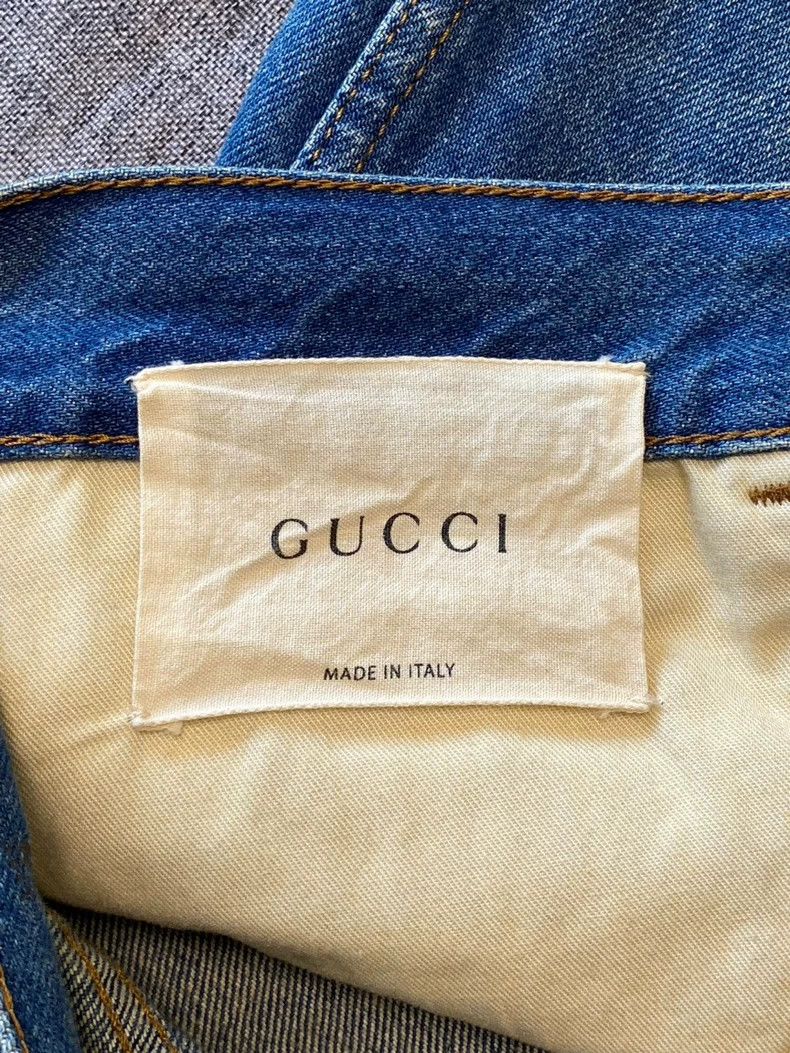 Gucci Gucci Men's Striped Denim Pants Size 36-yf Size US 36 / EU 52 - 7 Thumbnail