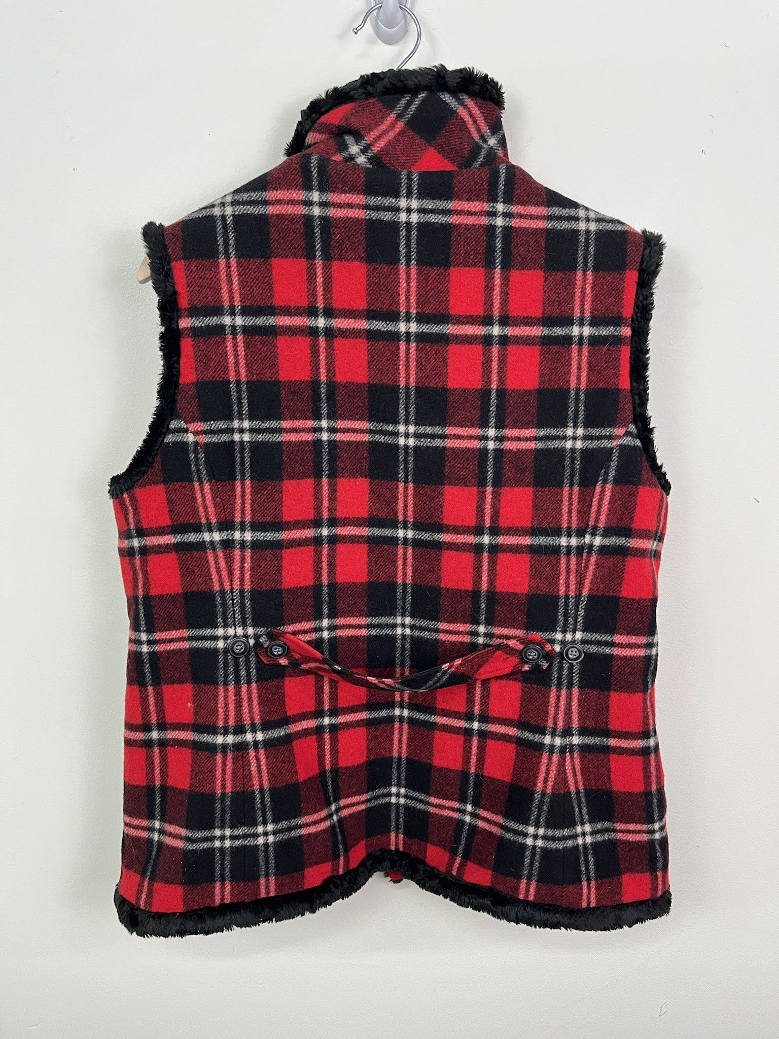 The North Face Vintage WOolrich Checkered Vest Sherpa Lined Full Zip Fleece Vest Size S (womens L) Size US S / EU 44-46 / 1 - 3 Thumbnail