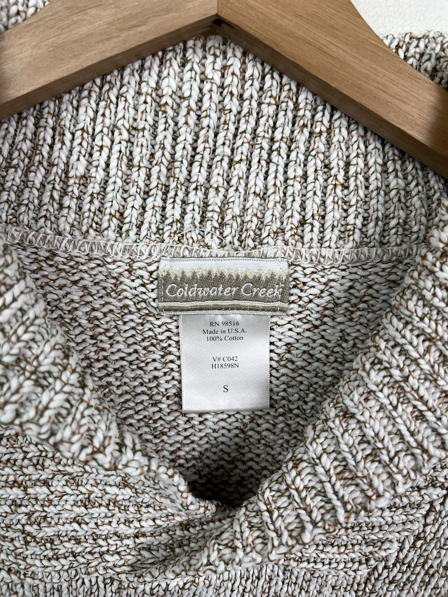 Other Vintage 1990s Coldwater Creek Heather Cowlneck Knit Sweater Size S Size US S / EU 44-46 / 1 - 2 Thumbnail