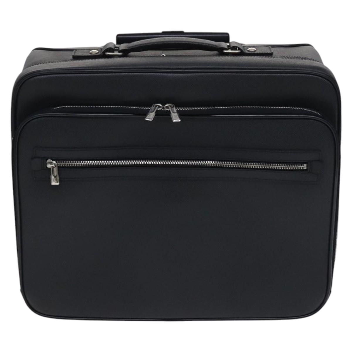 LOUIS VUITTON Taiga Pilot Case Suitcase Ardoise M23205 LV Auth EC516