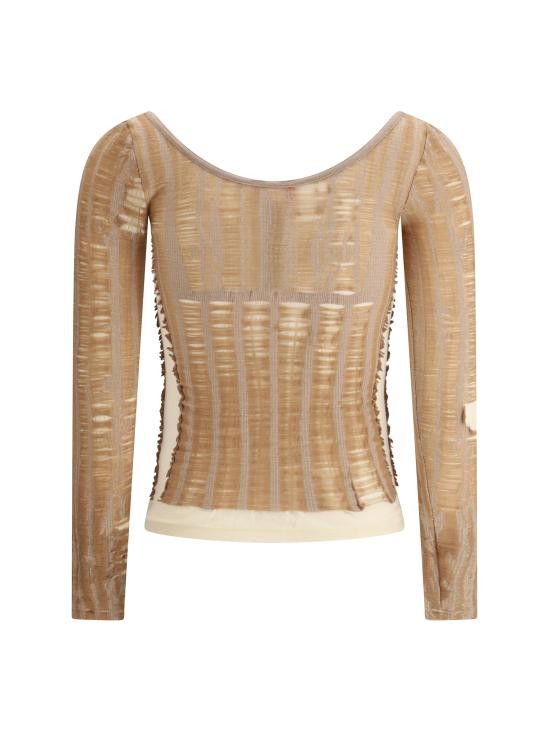 Diesel DIESEL Women Tops A192180BJBI 33S BROWN Size M / US 6-8 / IT 42-44 - 2 Thumbnail