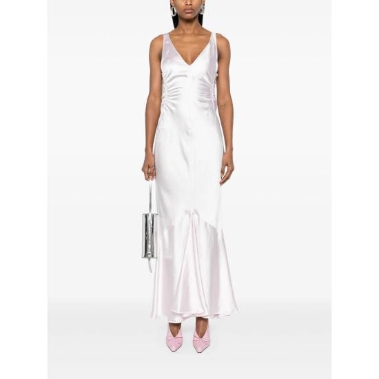 Sportmax SPORTMAX Women Dresses KATIA 067 002 PINK Size XS / US 0-2 / IT 36-38 - 4 Thumbnail