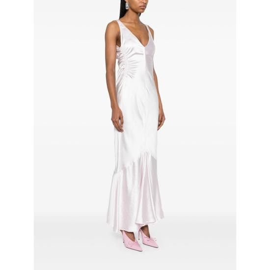 Sportmax SPORTMAX Women Dresses KATIA 067 002 PINK Size XS / US 0-2 / IT 36-38 - 3 Thumbnail