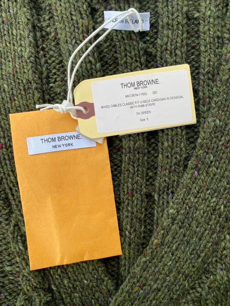 Thom Browne Thom Browne Men's Knit Cardigan Size 5-yf Size US L / EU 52-54 / 3 - 6 Thumbnail