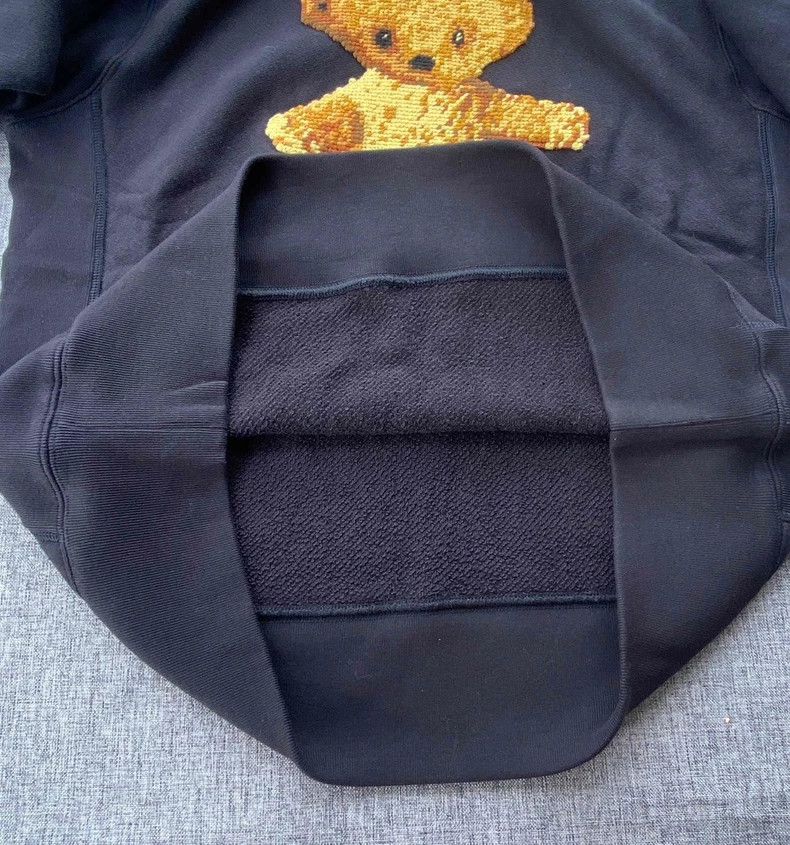Gucci Gucci Teddy Bear Embroidered Cotton Sweatshirt-yf Size US M / EU 48-50 / 2 - 4 Thumbnail