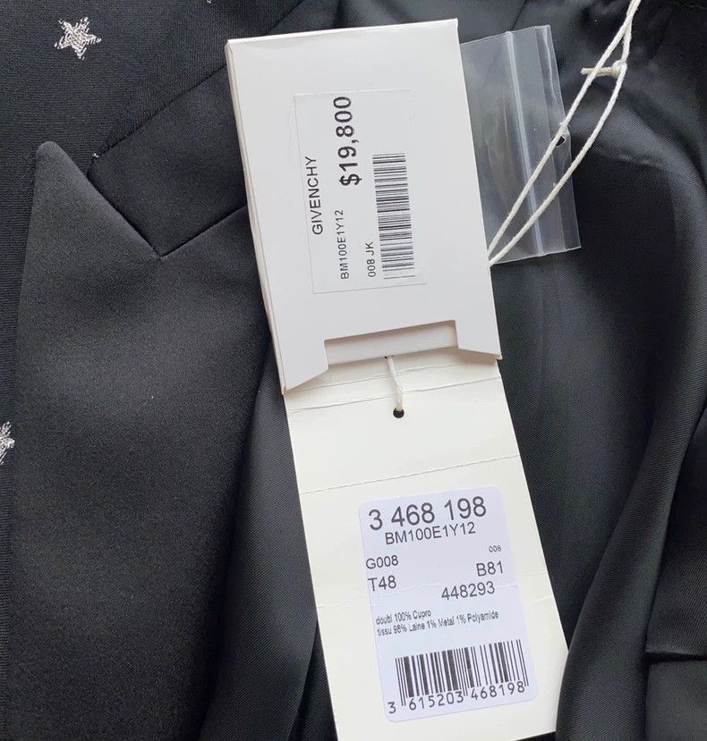 Givenchy Givenchy Black Star Embroidered Casual Suit-yf Size US L / EU 52-54 / 3 - 9 Thumbnail