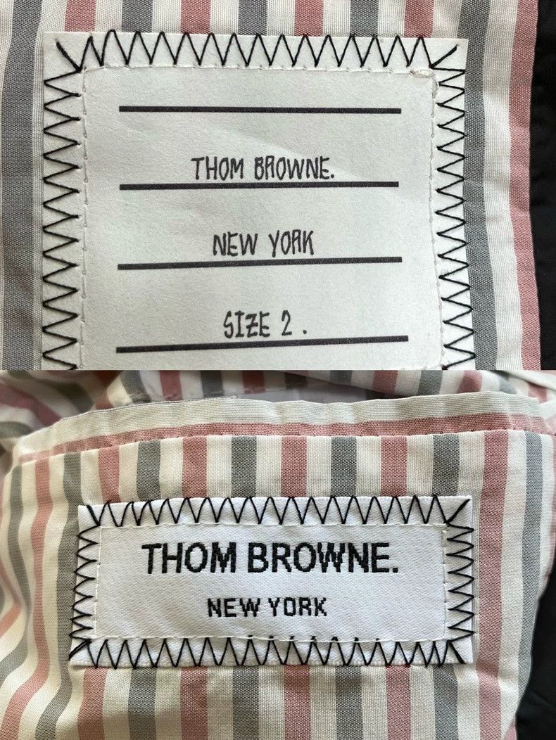 Thom Browne Thom Browne Men's Black Quilted Puffer Jacket-yf Size US M / EU 48-50 / 2 - 7 Thumbnail