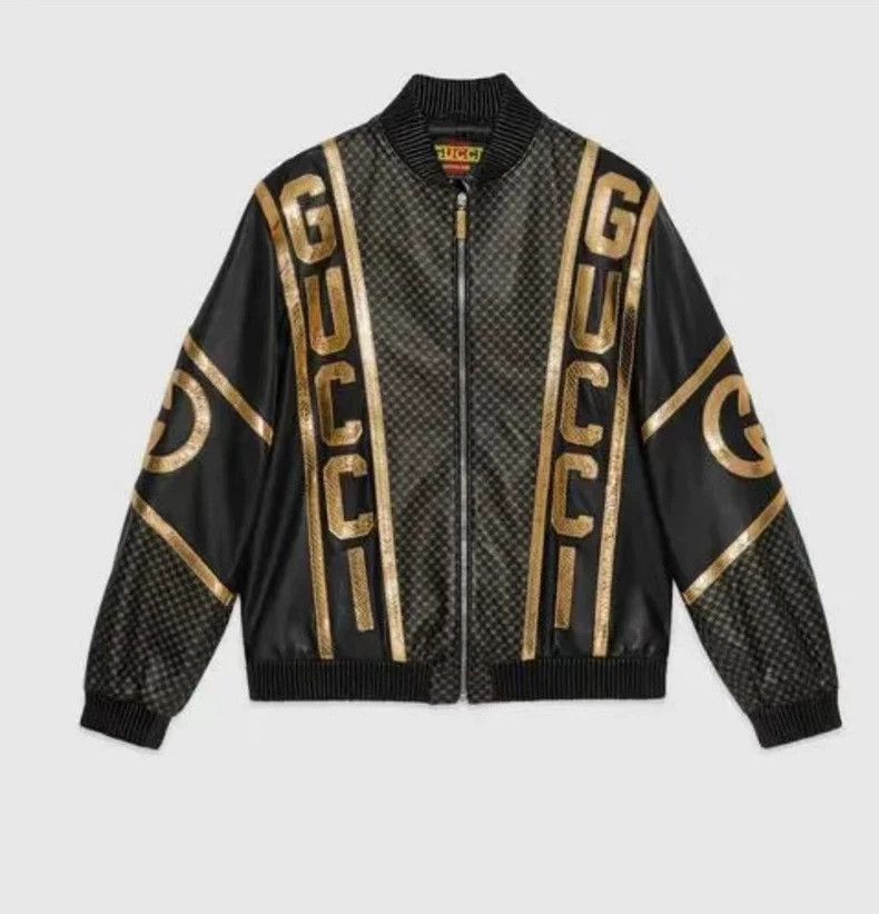 Gucci Gucci Dapper Dan Limited Edition Leather Jacket-yf Size US M / EU 48-50 / 2 - 8 Thumbnail