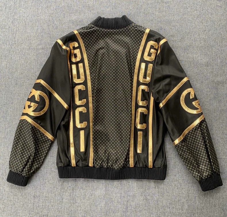 Gucci Gucci Dapper Dan Limited Edition Leather Jacket-yf Size US M / EU 48-50 / 2 - 2 Thumbnail