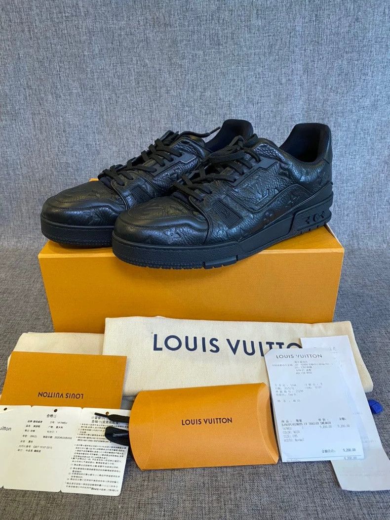 Louis Vuitton LOUIS VUITTON Classic Logo Low-top Sneakers-yf Size US 10.5 / EU 43-44 - 3 Thumbnail