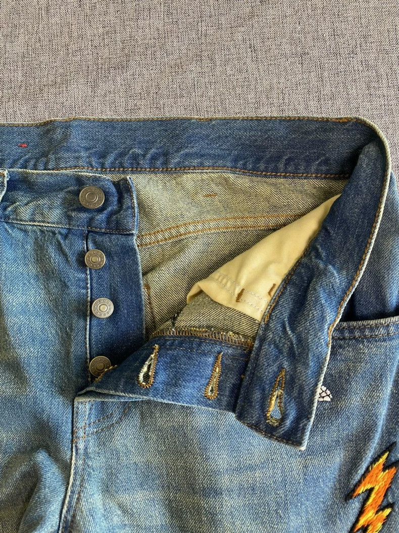 Gucci Gucci Patterned Denim Pants Size 32-yf Size US 32 / EU 48 - 3 Thumbnail