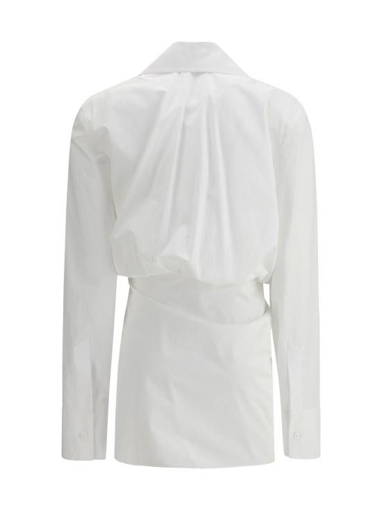 The Attico THE ATTICO Women Dresses 250WCA00394CCC052AA 001 WHITE Size S / US 4 / IT 40 - 2 Thumbnail