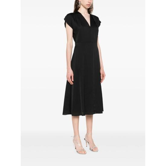 Calvin Klein CALVIN KLEIN Women Dresses K20K208145 BLACK Size XS / US 0-2 / IT 36-38 - 2 Thumbnail