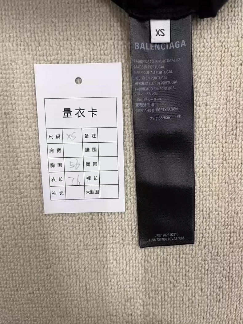 Balenciaga Balenciaga Logo Print Knit Short Sleeve T-Shirt-yf Size US XS / EU 42 / 0 - 6 Thumbnail