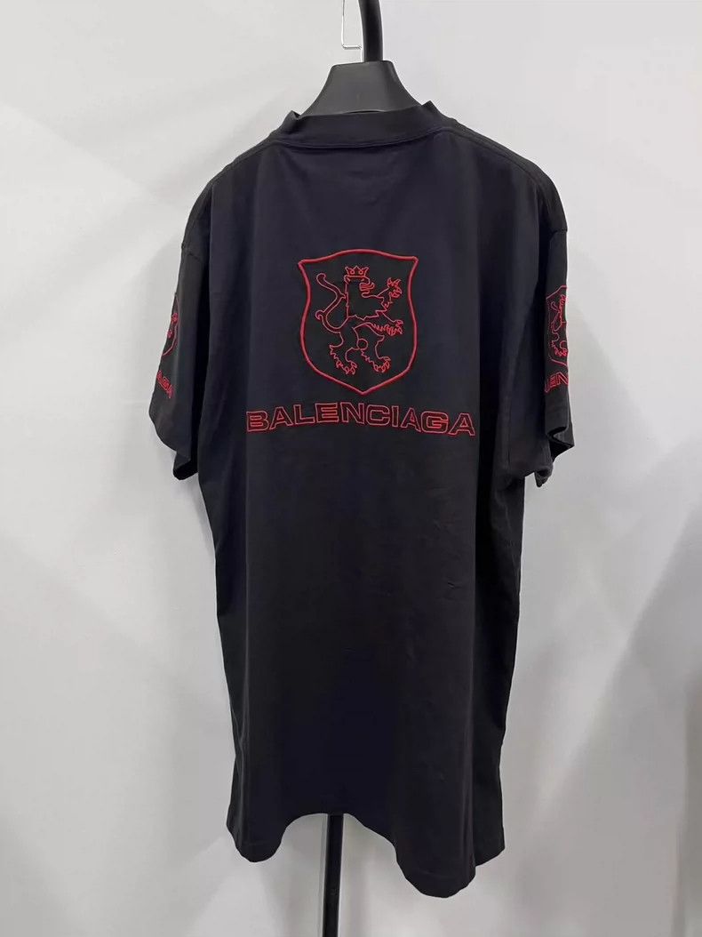 Balenciaga Balenciaga Lion Club Logo Short Sleeve T-Shirt-yf Size US L / EU 52-54 / 3 - 2 Thumbnail