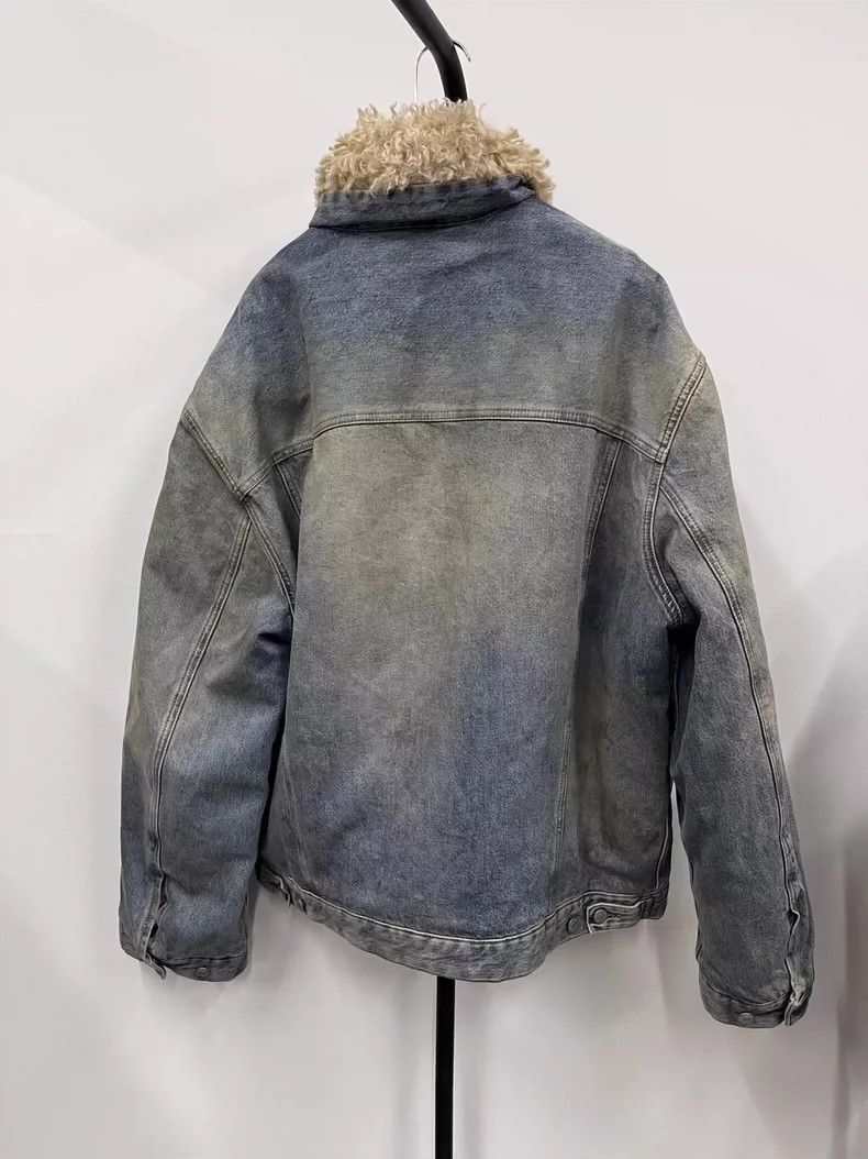 Acne Studios Acne Studios Denim Jacket with Fur Collar-yf Size US XL / EU 56 / 4 - 2 Thumbnail