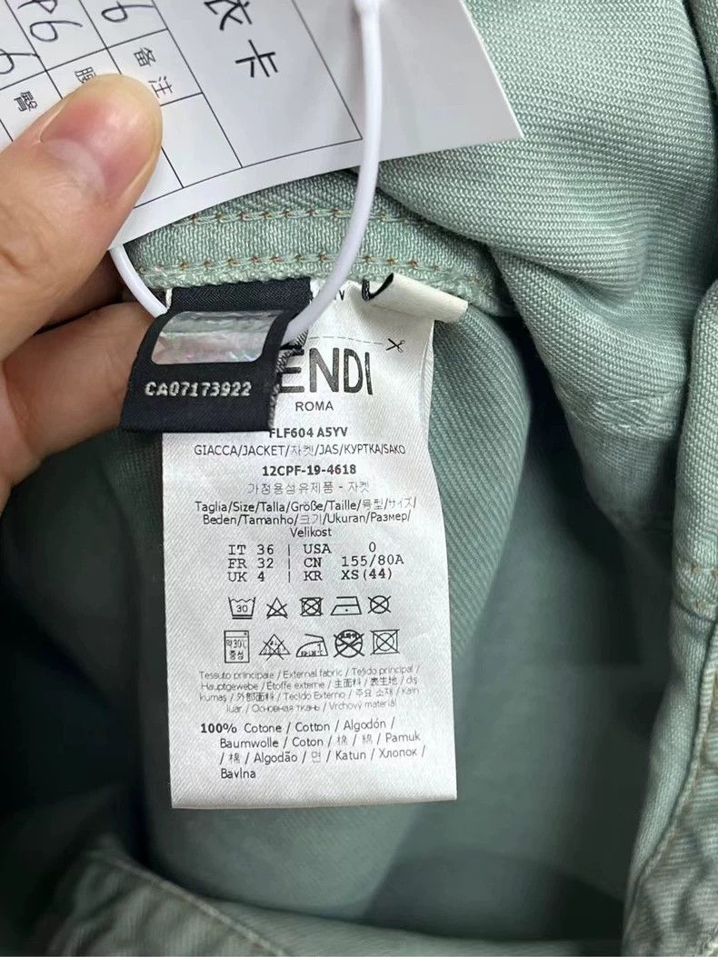 Fendi Fendi Denim Jacket with Pockets-yf Size US S / EU 44-46 / 1 - 5 Thumbnail