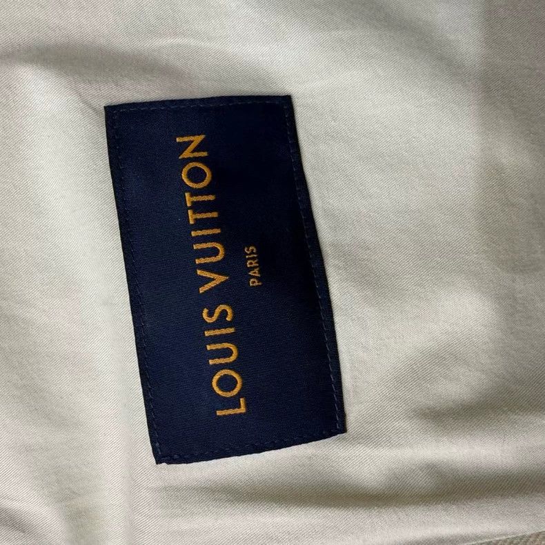 Louis Vuitton Louis Vuitton Beige Denim Jacket with Logo-yf Size US L / EU 52-54 / 3 - 4 Thumbnail