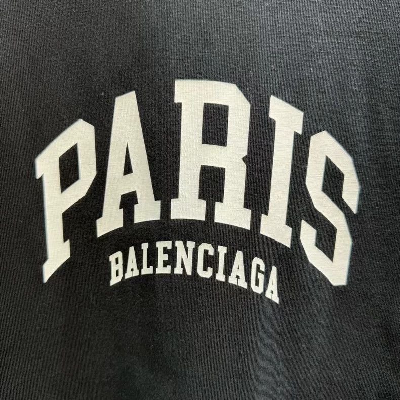 Balenciaga Balenciaga Paris Logo Short Sleeve T-Shirt-yf Size US M / EU 48-50 / 2 - 2 Thumbnail
