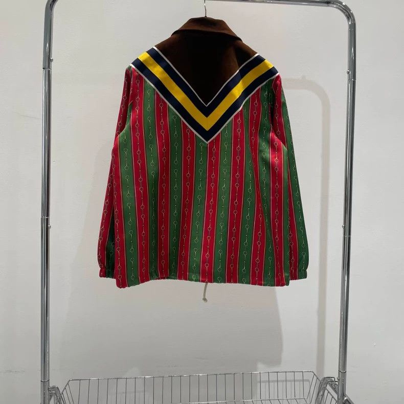 Gucci Gucci V-shaped Woven Jacket with Tags-yf Size US M / EU 48-50 / 2 - 2 Thumbnail