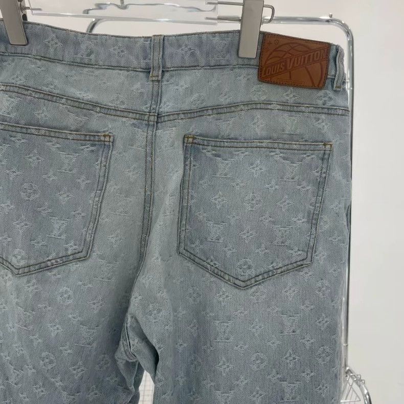 Louis Vuitton Louis Vuitton NBA Denim Jeans Size 33-yf Size US 33 - 3 Thumbnail