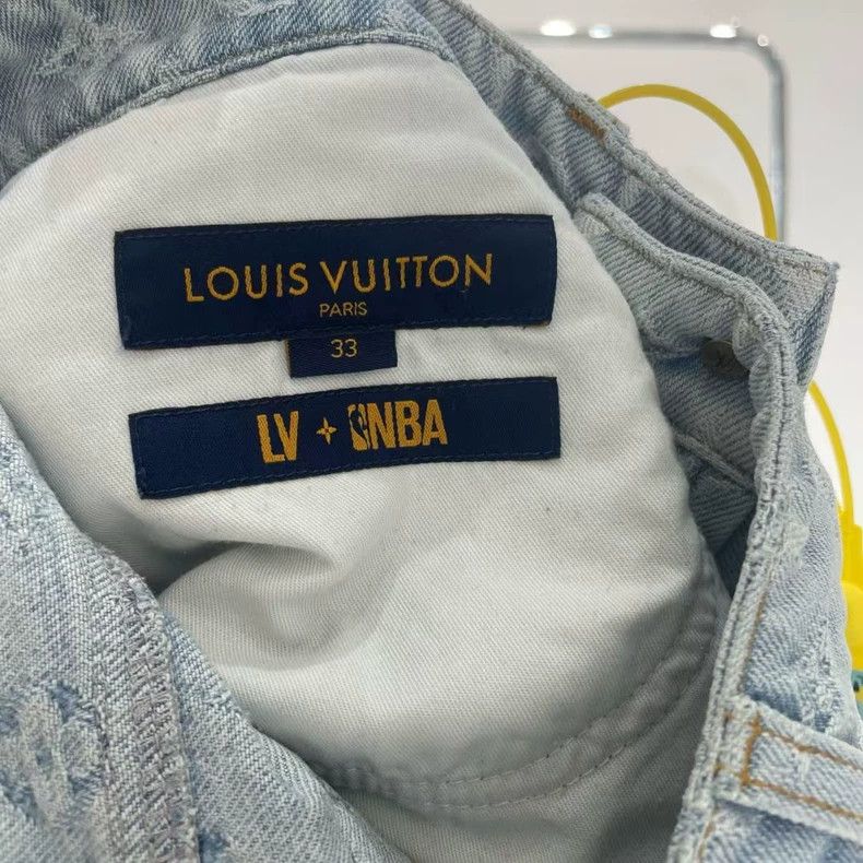 Louis Vuitton Louis Vuitton NBA Denim Jeans Size 33-yf Size US 33 - 5 Thumbnail
