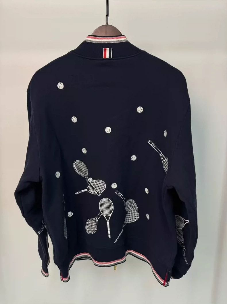 Thom Browne Thom Browne Tennis Embroidered Jacket-yf Size US M / EU 48-50 / 2 - 2 Thumbnail