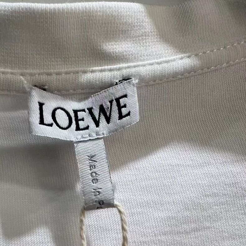Loewe Loewe Logo Short Sleeve T-Shirt-yf Size US L / EU 52-54 / 3 - 4 Thumbnail
