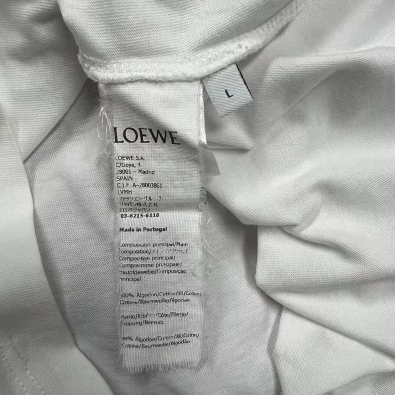Loewe Loewe Logo Short Sleeve T-Shirt-yf Size US L / EU 52-54 / 3 - 5 Thumbnail