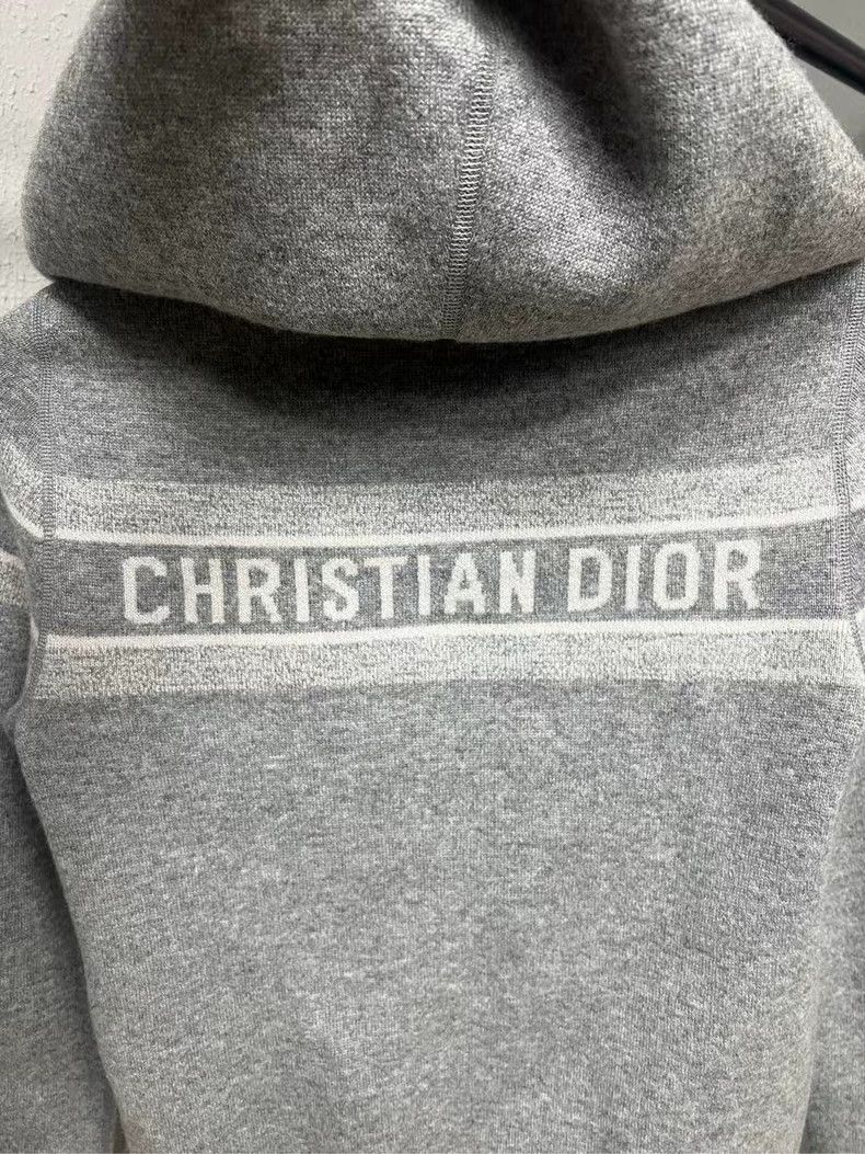 Dior Dior Double-Sided Cashmere Hoodie Size 34-yf Size US S / EU 44-46 / 1 - 6 Thumbnail