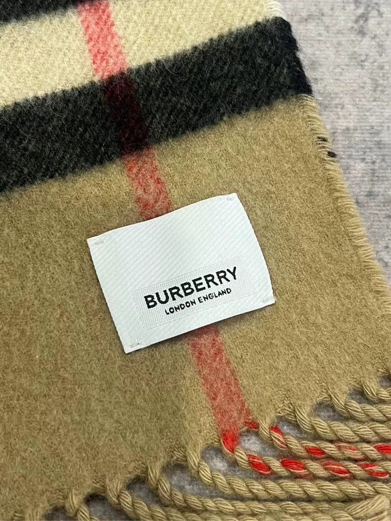 Burberry Burberry Double-Sided Cashmere Scarf-yf Size ONE SIZE - 5 Thumbnail