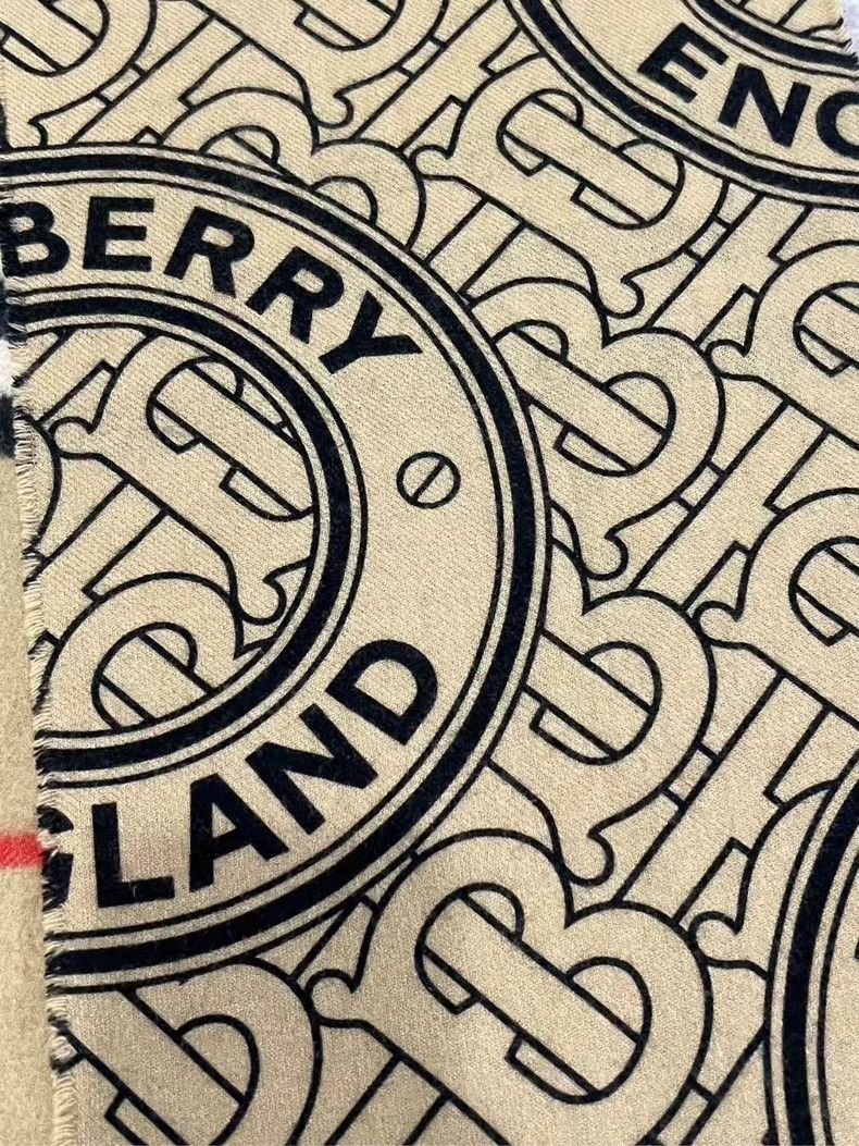 Burberry Burberry Double-Sided Cashmere Scarf-yf Size ONE SIZE - 2 Thumbnail