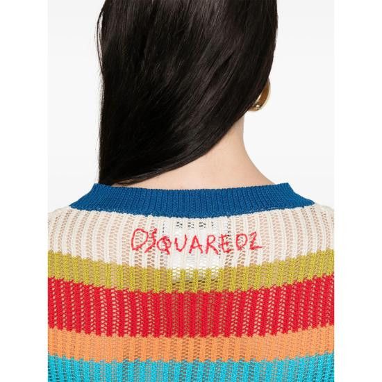 Dsquared2 DSQUARED2 Women Dresses D13131 S73CU0312 961 BLUE Size M / US 6-8 / IT 42-44 - 5 Thumbnail