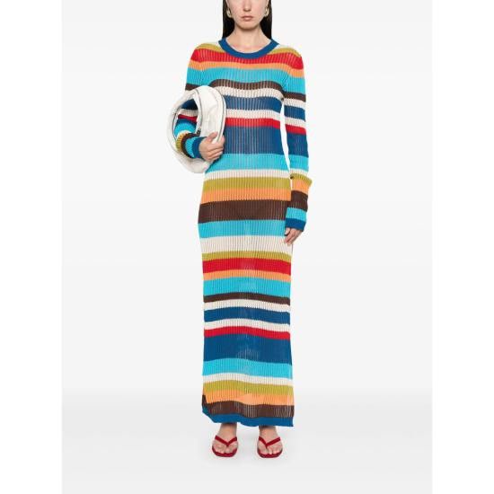 Dsquared2 DSQUARED2 Women Dresses D13131 S73CU0312 961 BLUE Size M / US 6-8 / IT 42-44 - 3 Thumbnail
