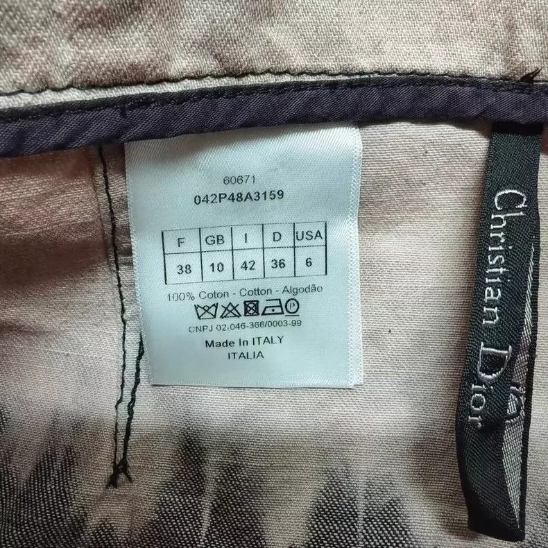 Dior Christian Dior High Waist Tie-Dye Shorts-yf Size US 34 / EU 50 - 4 Thumbnail