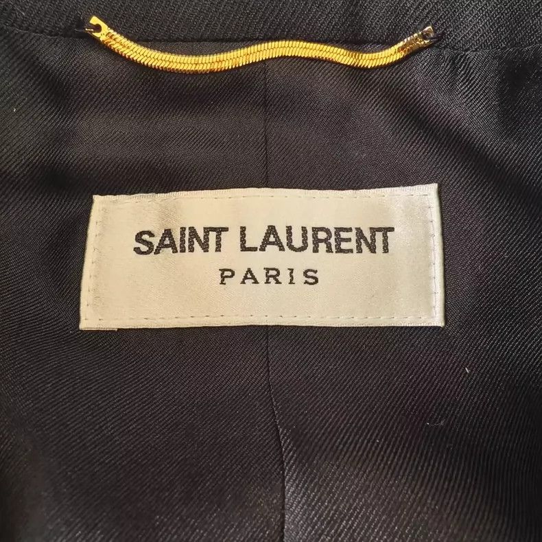 Saint Laurent Paris Saint Laurent Smoking Single Button Jacket-yf Size US S / EU 44-46 / 1 - 3 Thumbnail