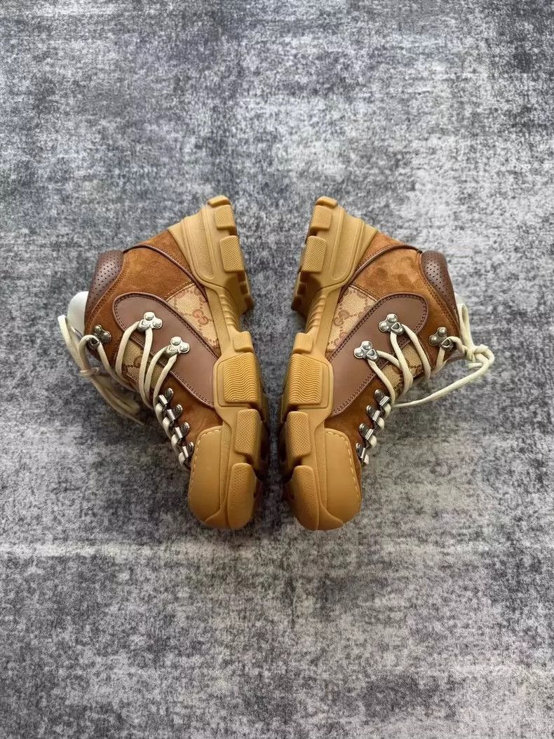 Gucci Gucci Brown Suede Hiking Shoes-yf Size US 7.5 / EU 40-41 - 5 Thumbnail