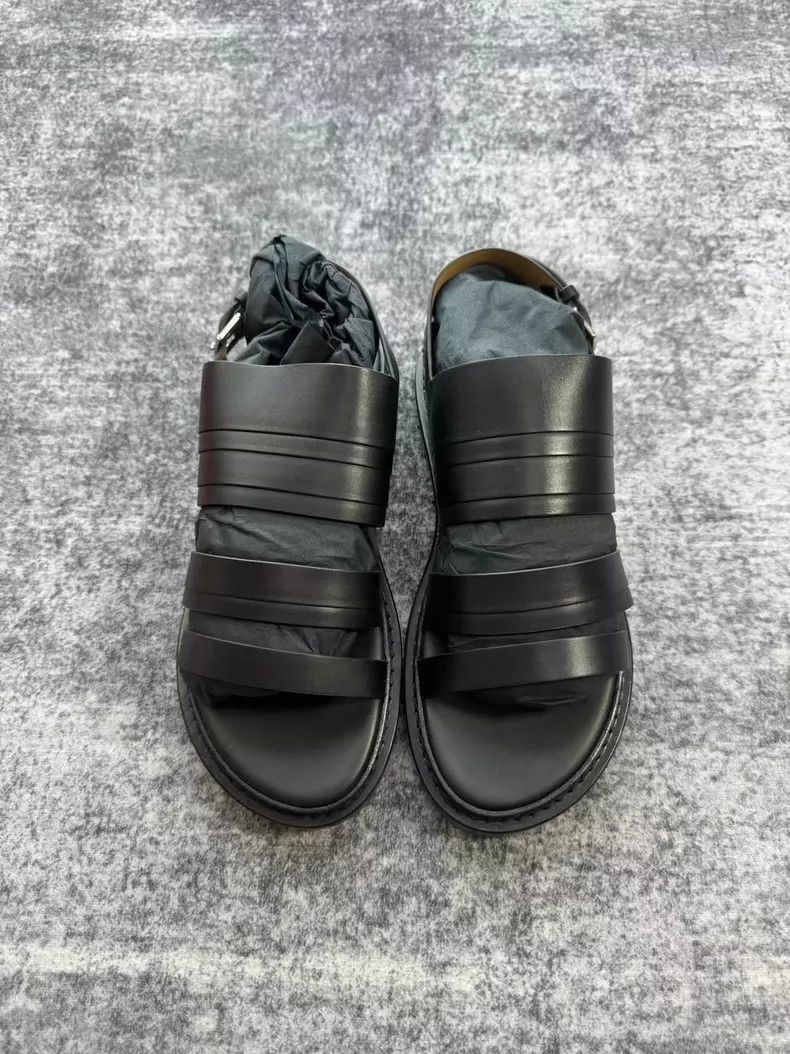 Hermes Hermes Black Sandals Size 40-yf Size US 7.5 / EU 40-41 - 2 Thumbnail