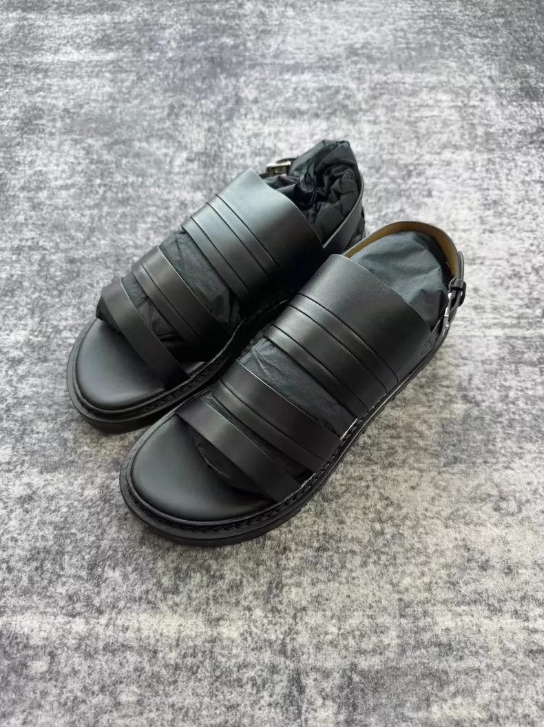 Hermes Hermes Black Sandals Size 40-yf Size US 7.5 / EU 40-41 - 4 Thumbnail