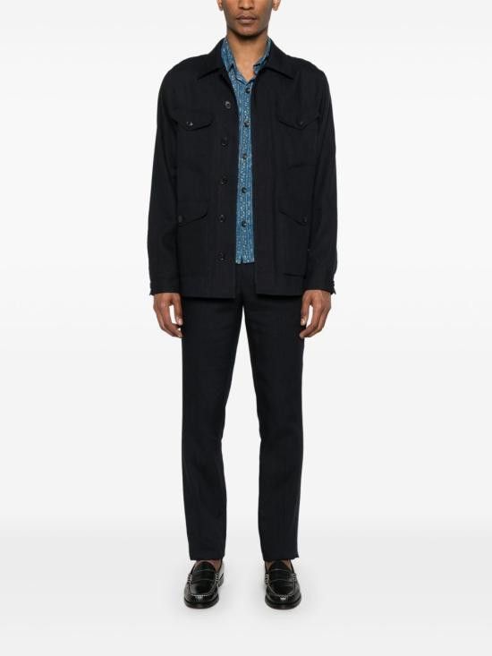 Paul Smith PAUL SMITH Men Straight Pants M1R925N M0142749A Blue Size US 30 / EU 46 - 5 Thumbnail