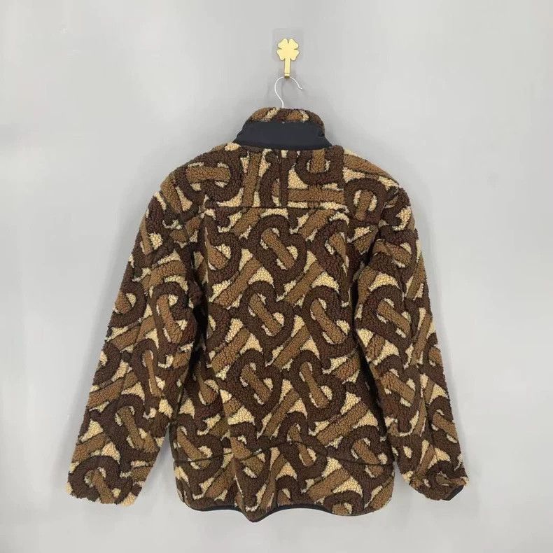 Burberry Burberry Teddy Coat with Logo Print-yf Size US L / EU 52-54 / 3 - 2 Thumbnail