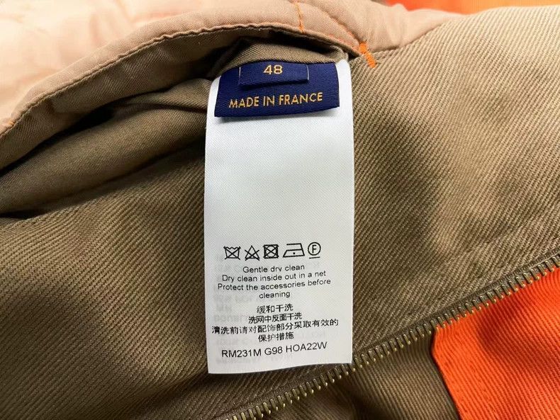 Louis Vuitton Louis Vuitton Brown Cotton Jacket with Orange Hood-yf Size US M / EU 48-50 / 2 - 4 Thumbnail