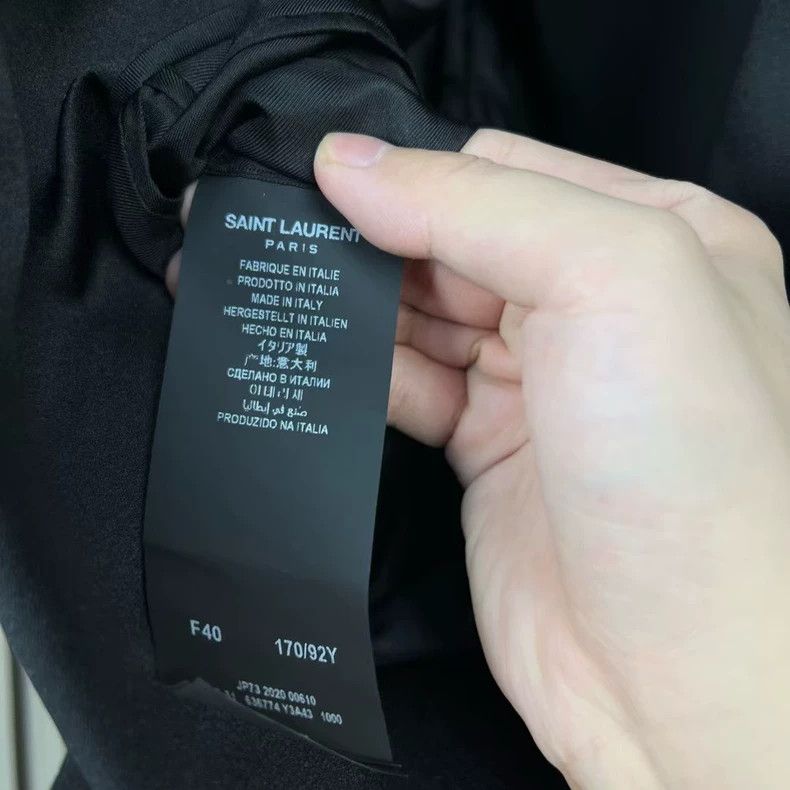 Saint Laurent Paris Saint Laurent Smoking Jacket Blazer Coat-yf Size US M / EU 48-50 / 2 - 5 Thumbnail