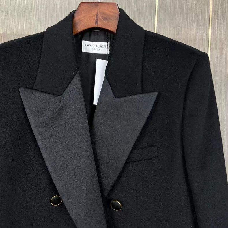 Saint Laurent Paris Saint Laurent Smoking Jacket Blazer Coat-yf Size US M / EU 48-50 / 2 - 3 Thumbnail