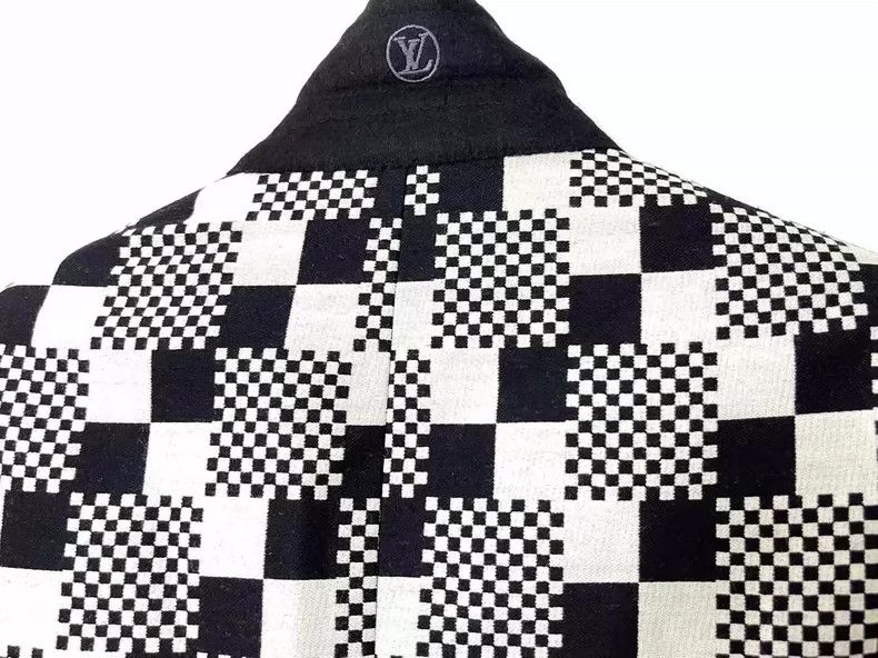 Louis Vuitton Louis Vuitton Black and White Checkered Blazer-yf Size US L / EU 52-54 / 3 - 4 Thumbnail