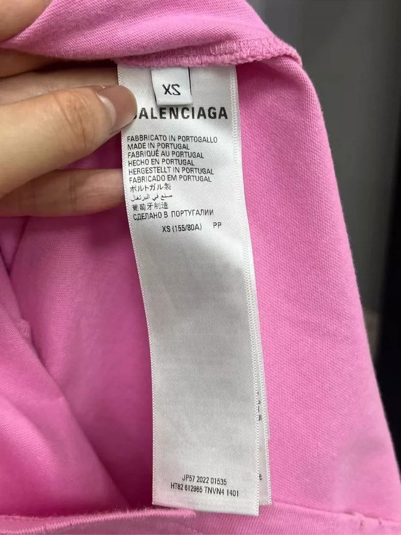 Balenciaga Balenciaga Pink Short Sleeve T-Shirt-yf Size US XS / EU 42 / 0 - 3 Thumbnail